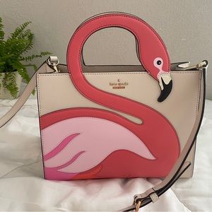 NWOT Kate Spade Flamingo bag